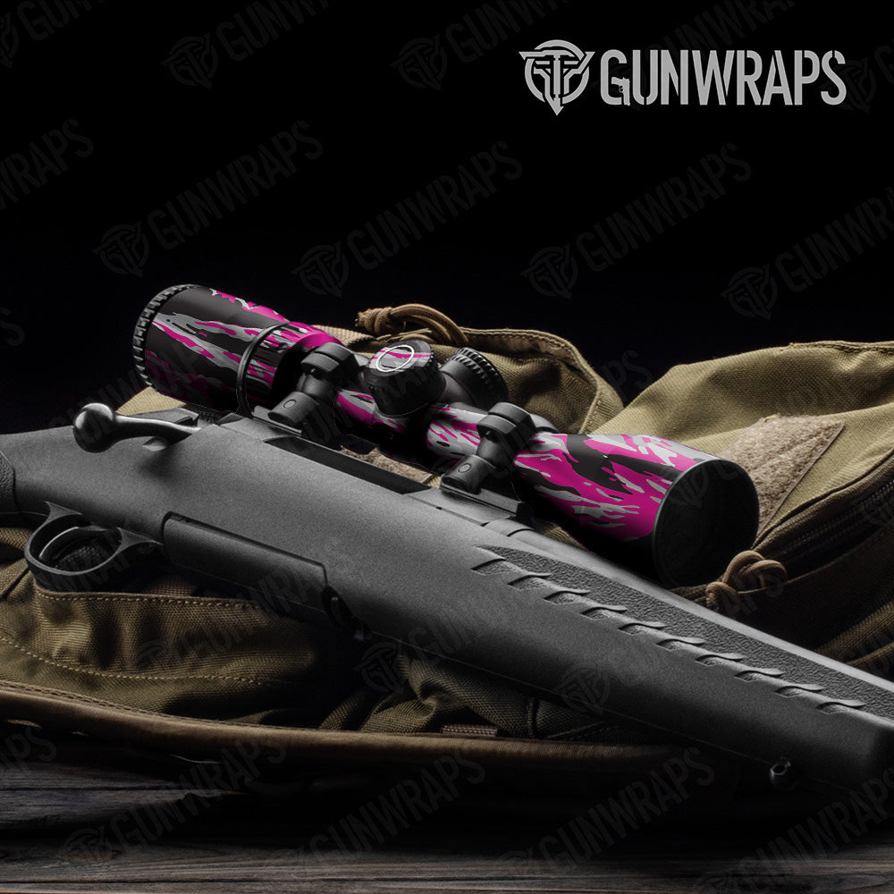 Vietnam Tiger Stripe Magenta Tiger Gun Skin Vinyl Wrap