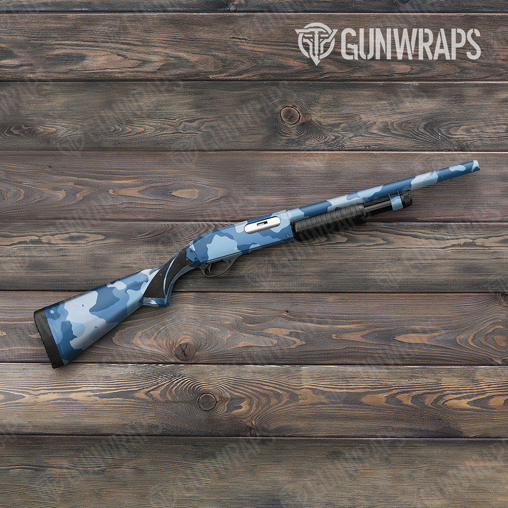 Cumulus Cool Blue Gun Skin Vinyl Wrap