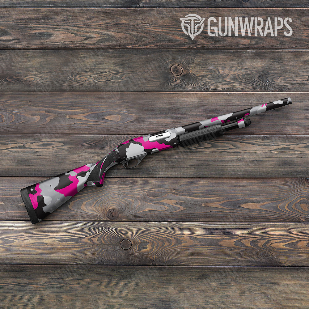 Cumulus Magenta Tiger Gun Skin Vinyl Wrap