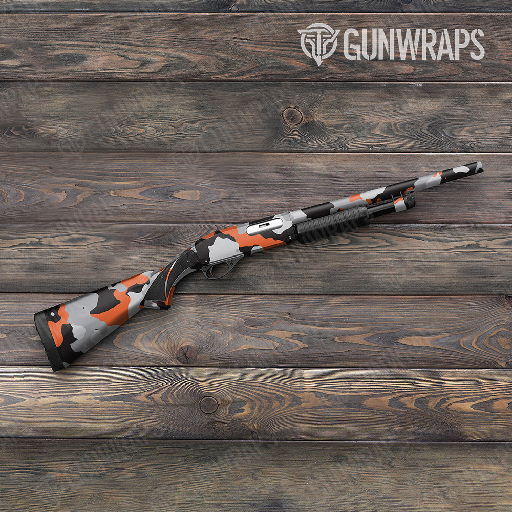 Cumulus Orange Tiger Gun Skin Vinyl Wrap
