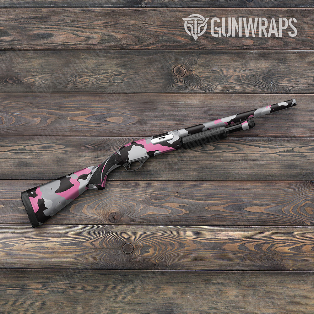 Cumulus Pink Tiger Gun Skin Vinyl Wrap