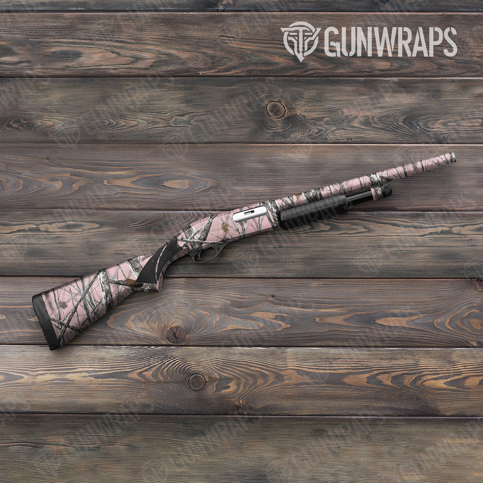 Nature Pink Snowstorm Gun Skin Vinyl Wrap