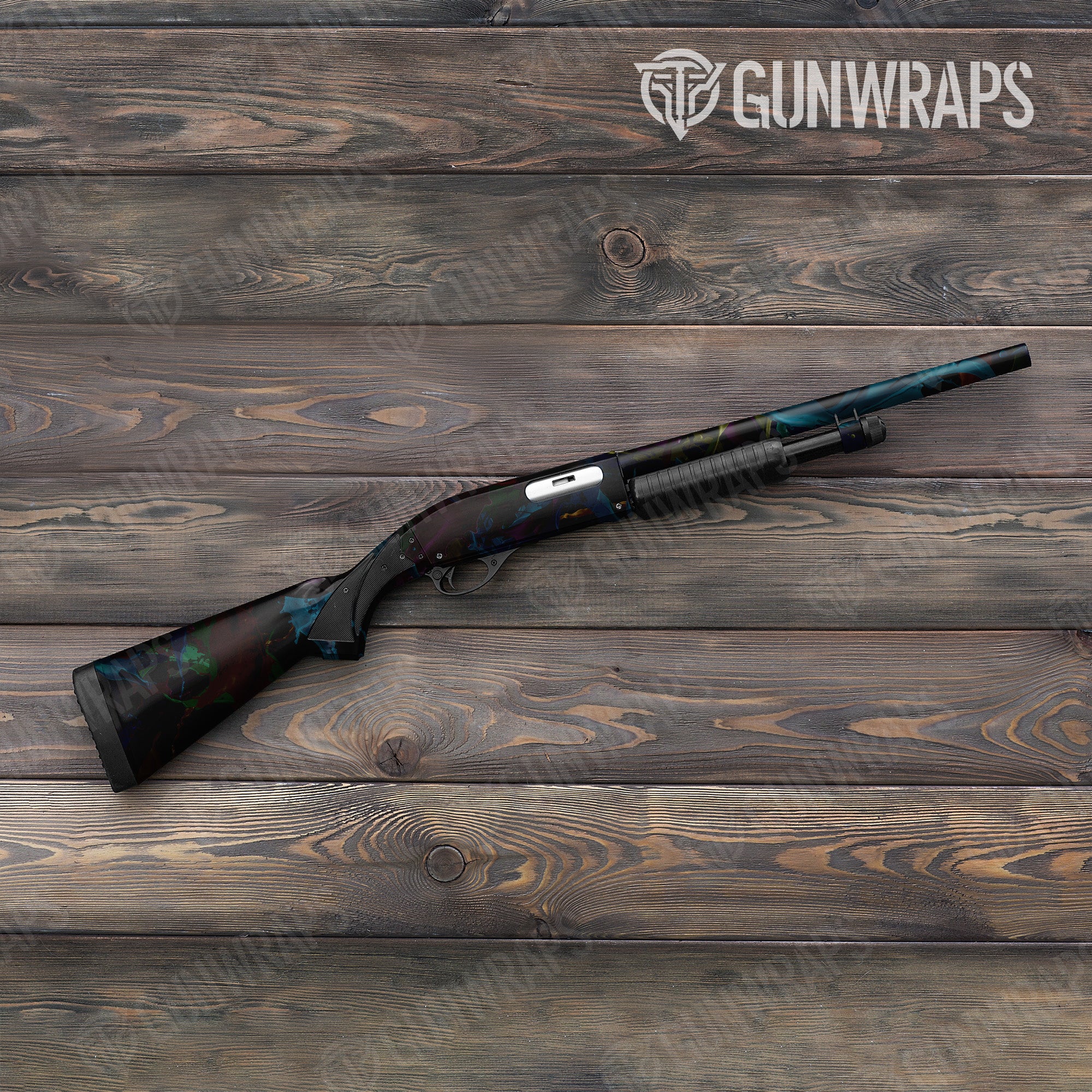 Paint Splatter Midnight Gun Skin Vinyl Wrap