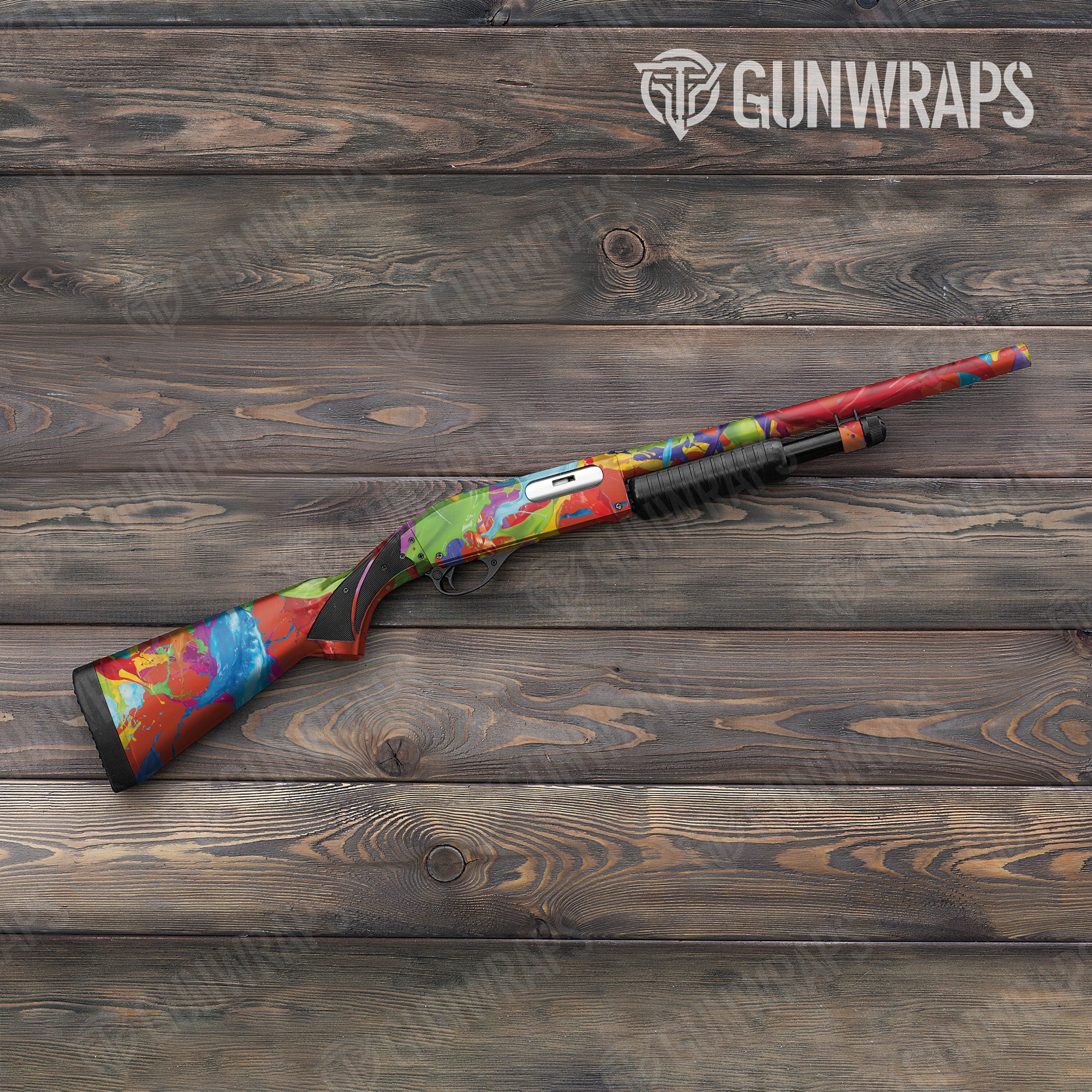 Paint Splatter Tomato Gun Skin Vinyl Wrap