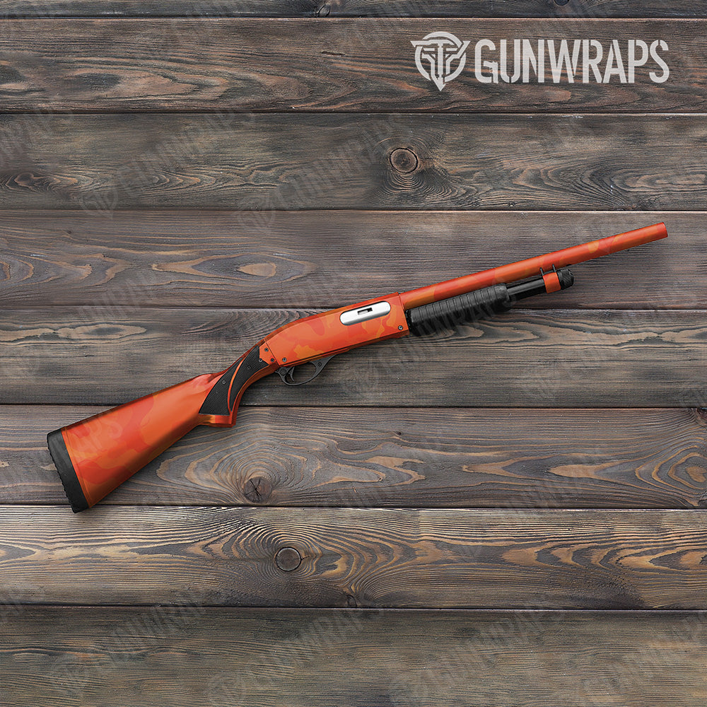 Ragged Elite Orange Gun Skin Vinyl Wrap