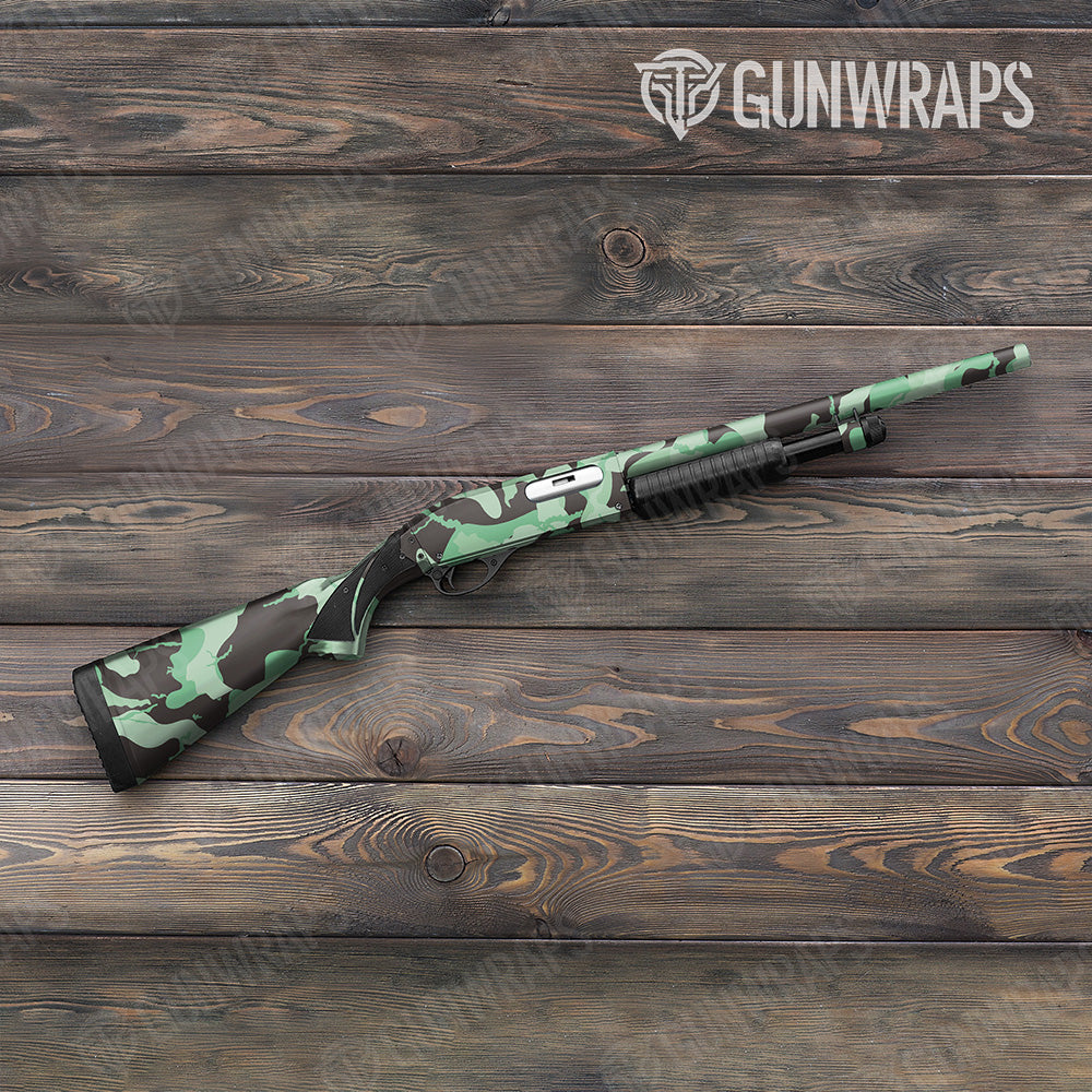 Ragged Mint Chocolate Chip Gun Skin Vinyl Wrap