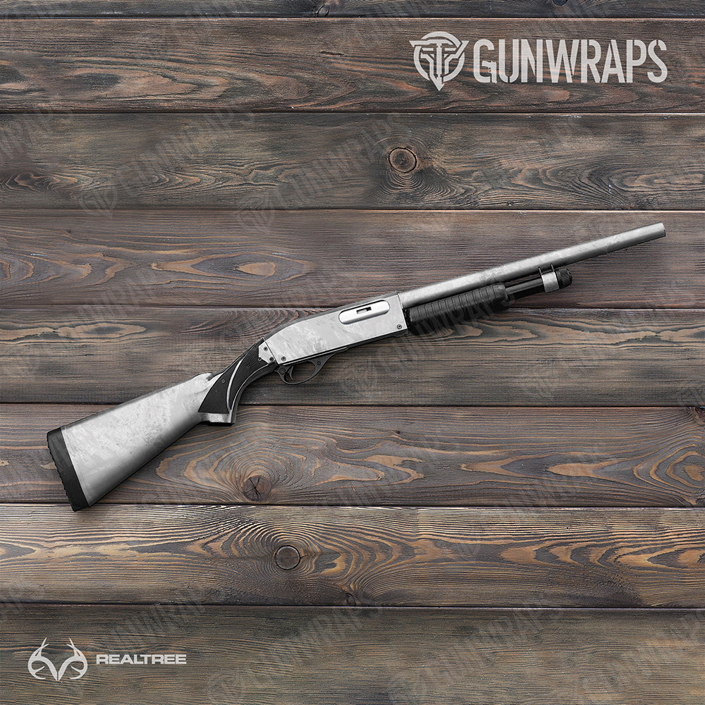Realtree Aspect White Out Gun Skin Vinyl Wrap