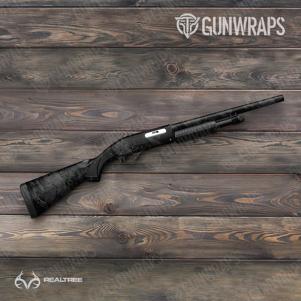 Realtree WAV3 Black Gun Skin Vinyl Wrap