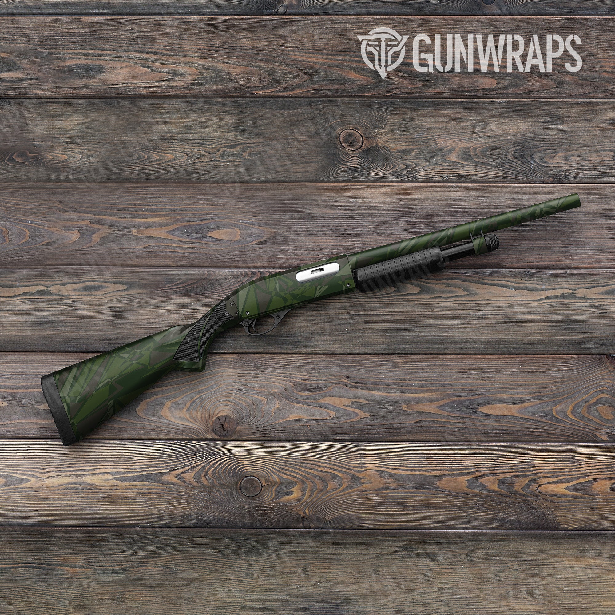Sharp Army Dark Green Gun Skin Vinyl Wrap