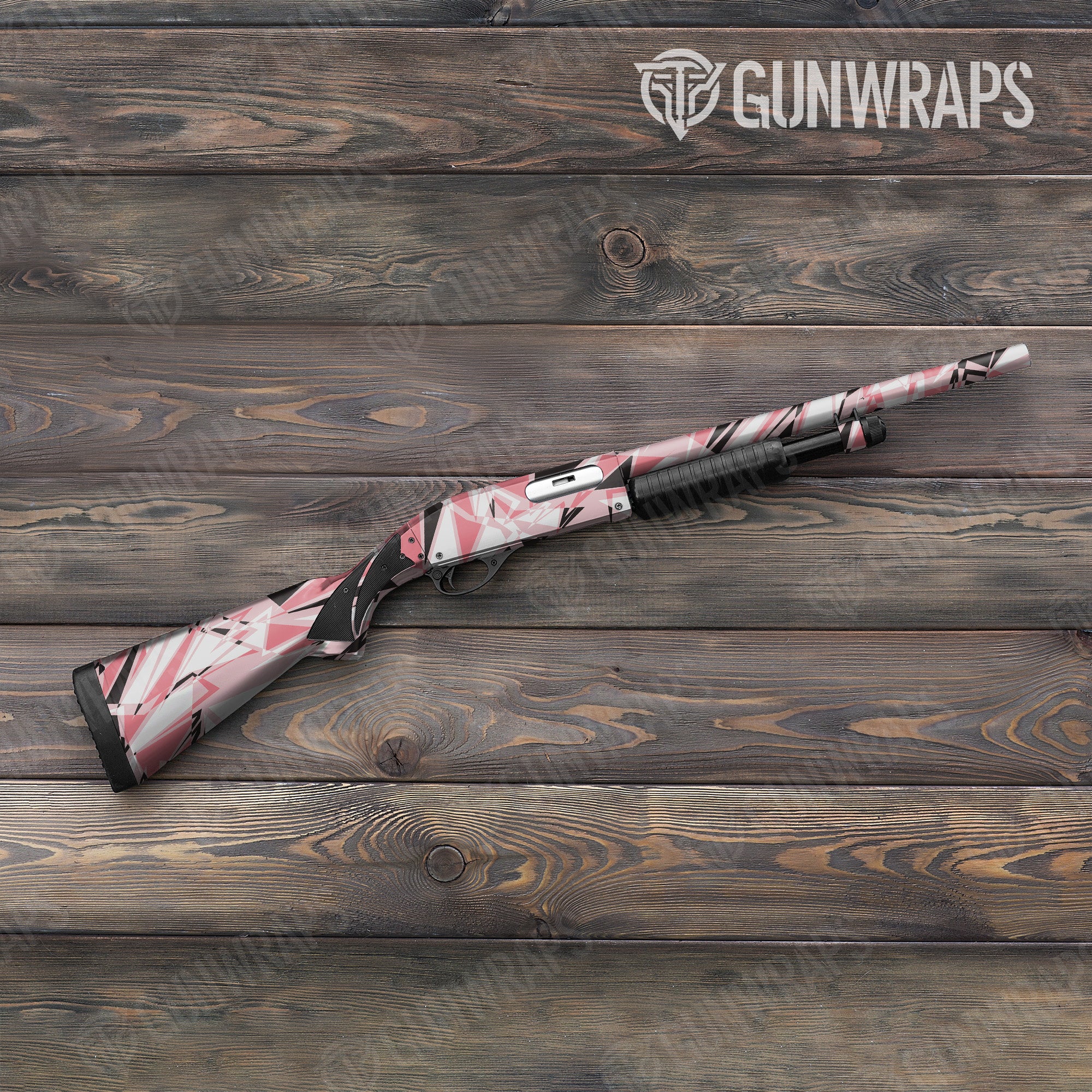 Sharp Pink Gun Skin Vinyl Wrap