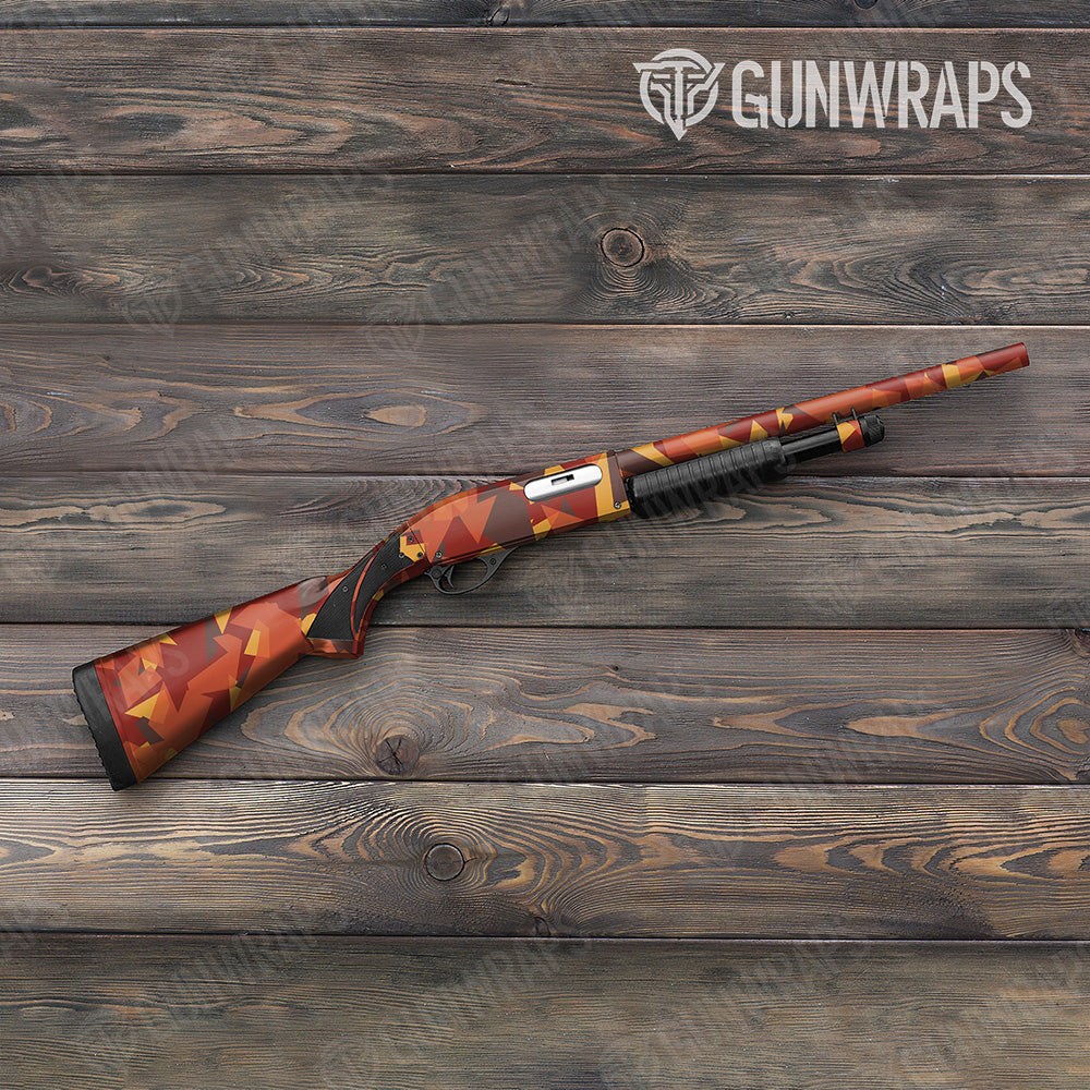 Shattered Autumn Gun Skin Vinyl Wrap