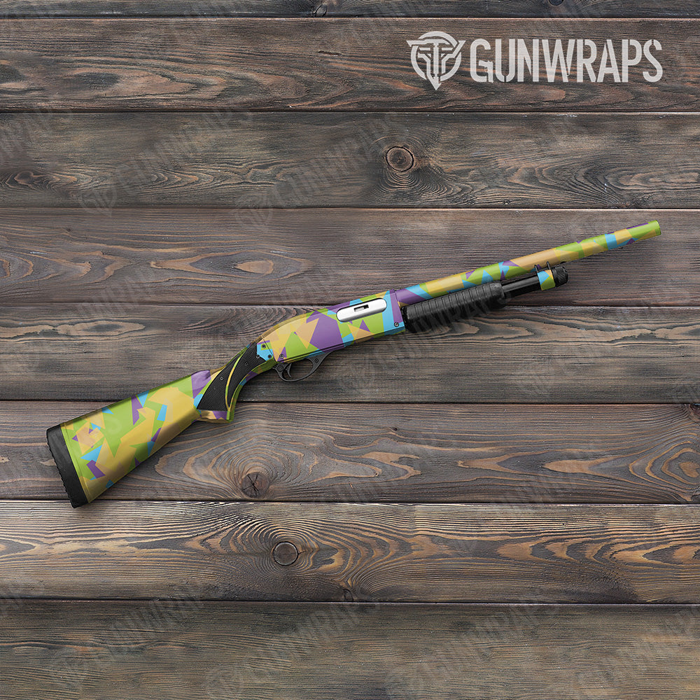 Shattered Carnival Gun Skin Vinyl Wrap