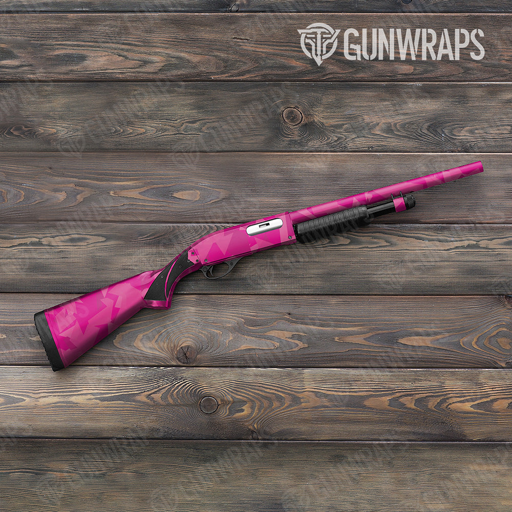 Shattered Elite Magenta Gun Skin Vinyl Wrap
