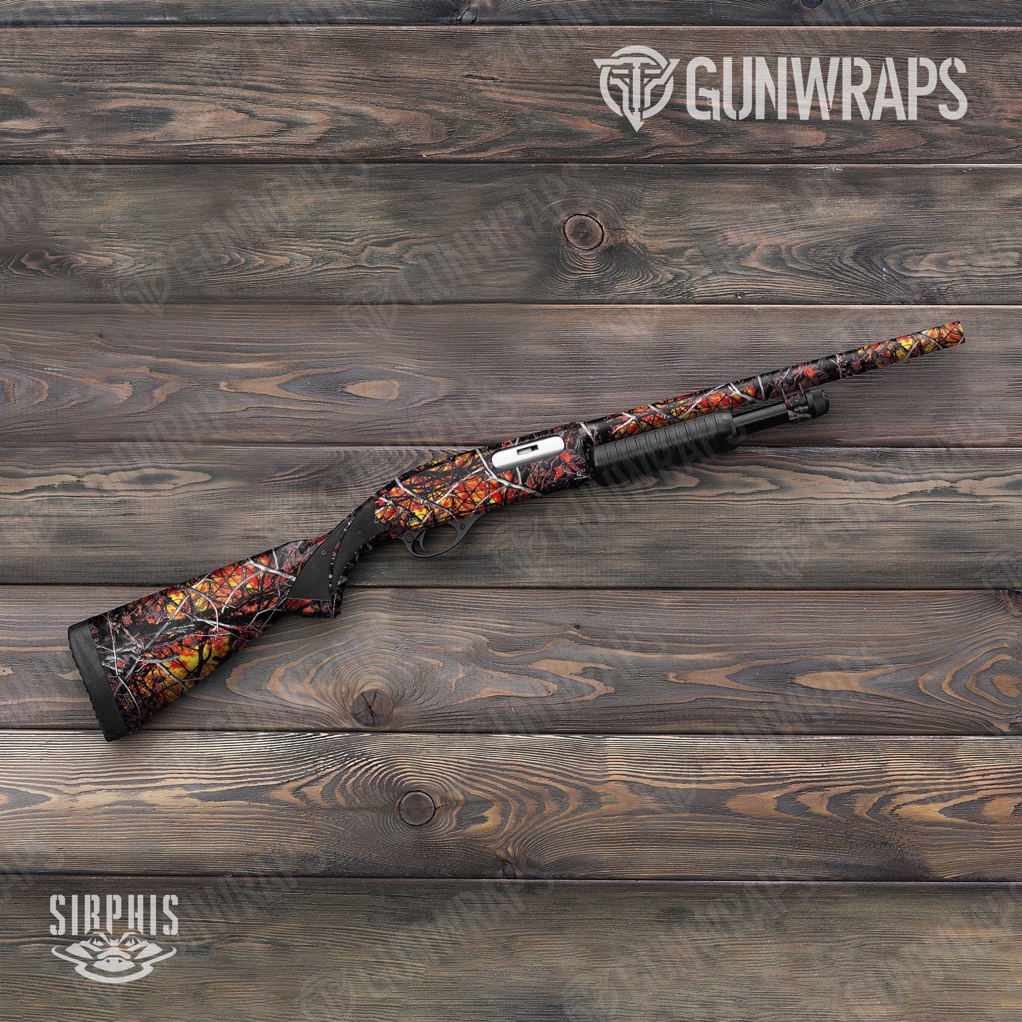 Sirphis Wildfire Gun Skin Vinyl Wrap
