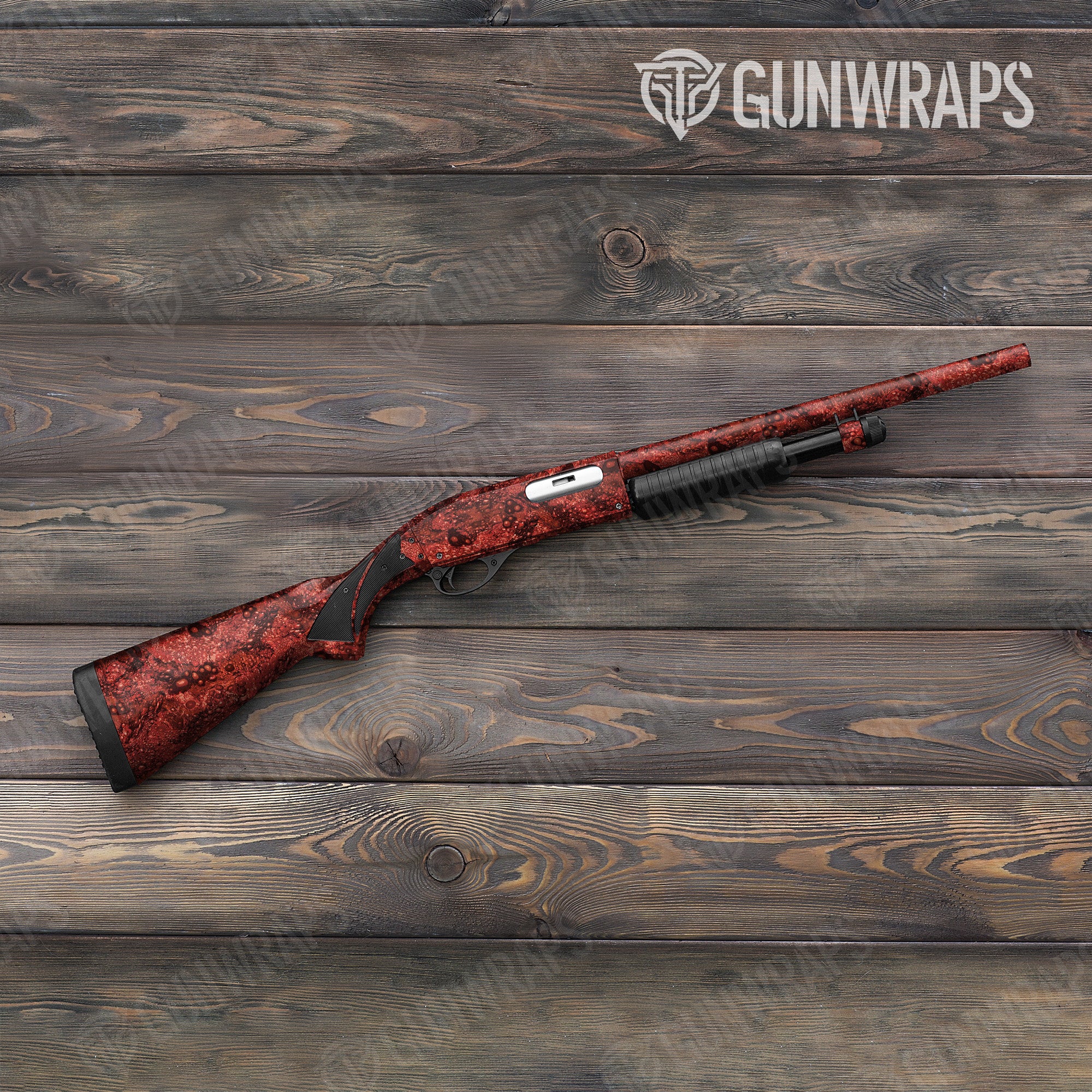 Toadaflage Red Gun Skin Vinyl Wrap