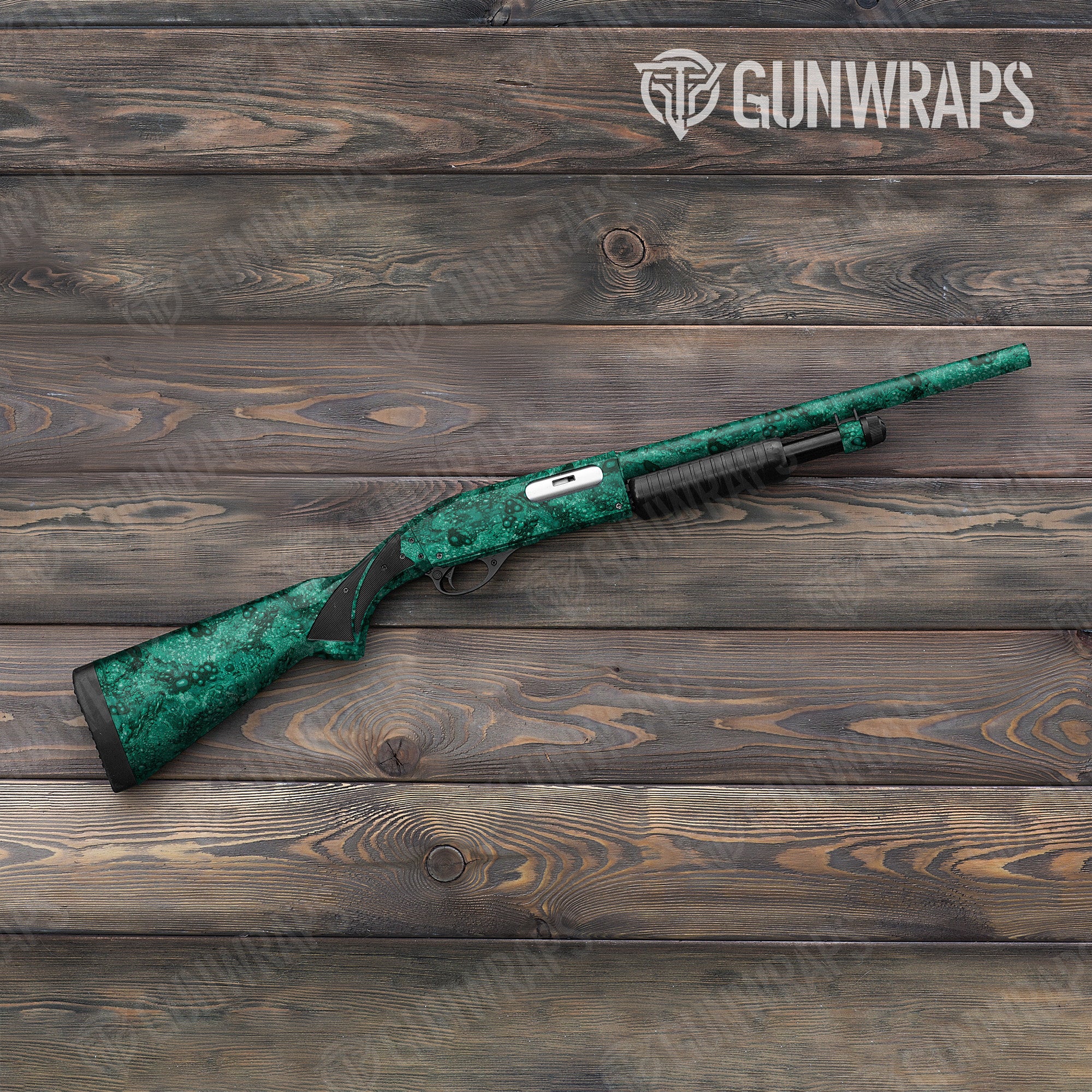 Toadaflage Teal Gun Skin Vinyl Wrap