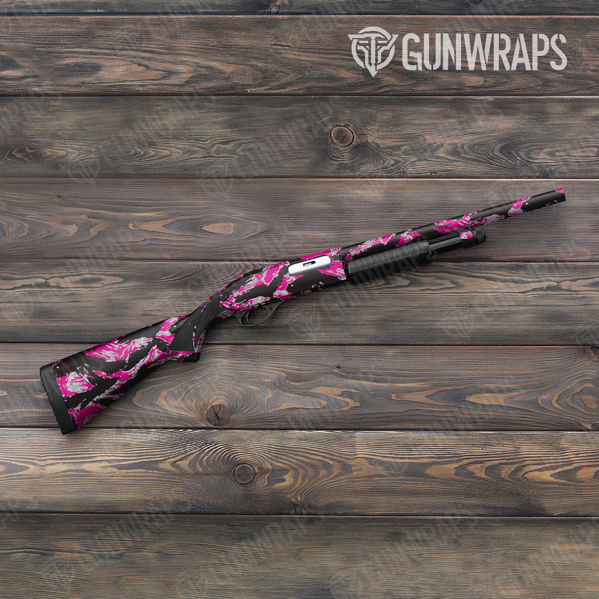 Vietnam Tiger Stripe Magenta Tiger Gun Skin Vinyl Wrap