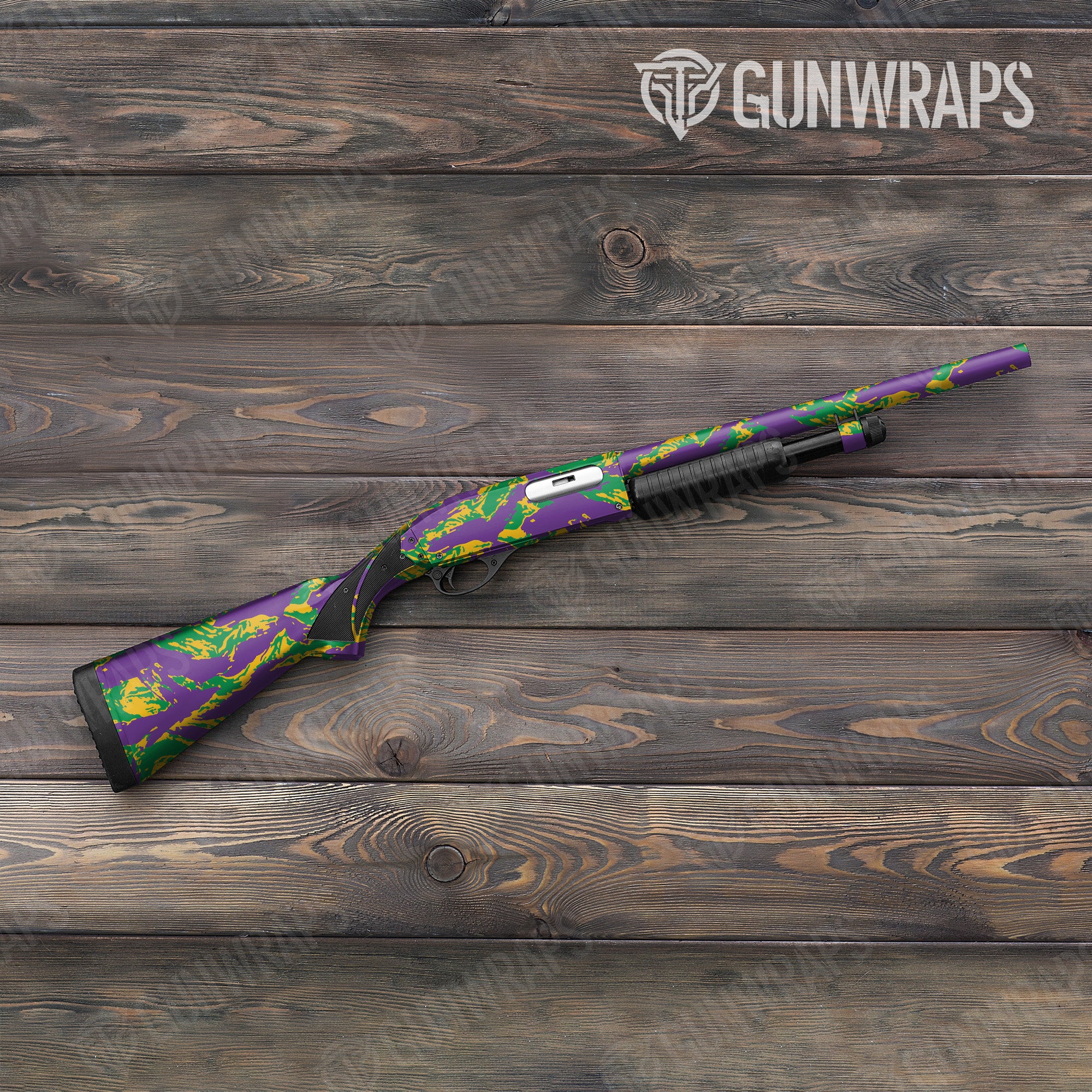 Vietnam Tiger Stripe Mardi Gras Gun Skin Vinyl Wrap