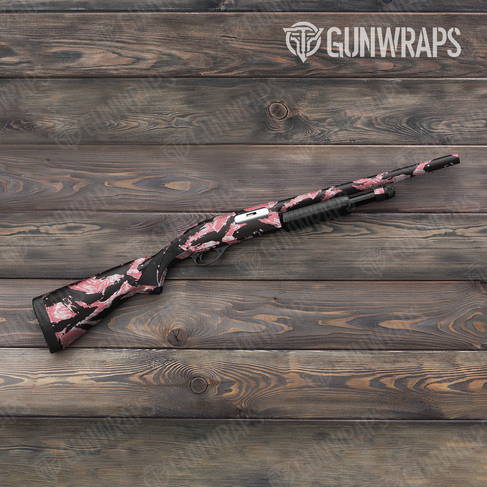 Vietnam Tiger Stripe Pink Gun Skin Vinyl Wrap