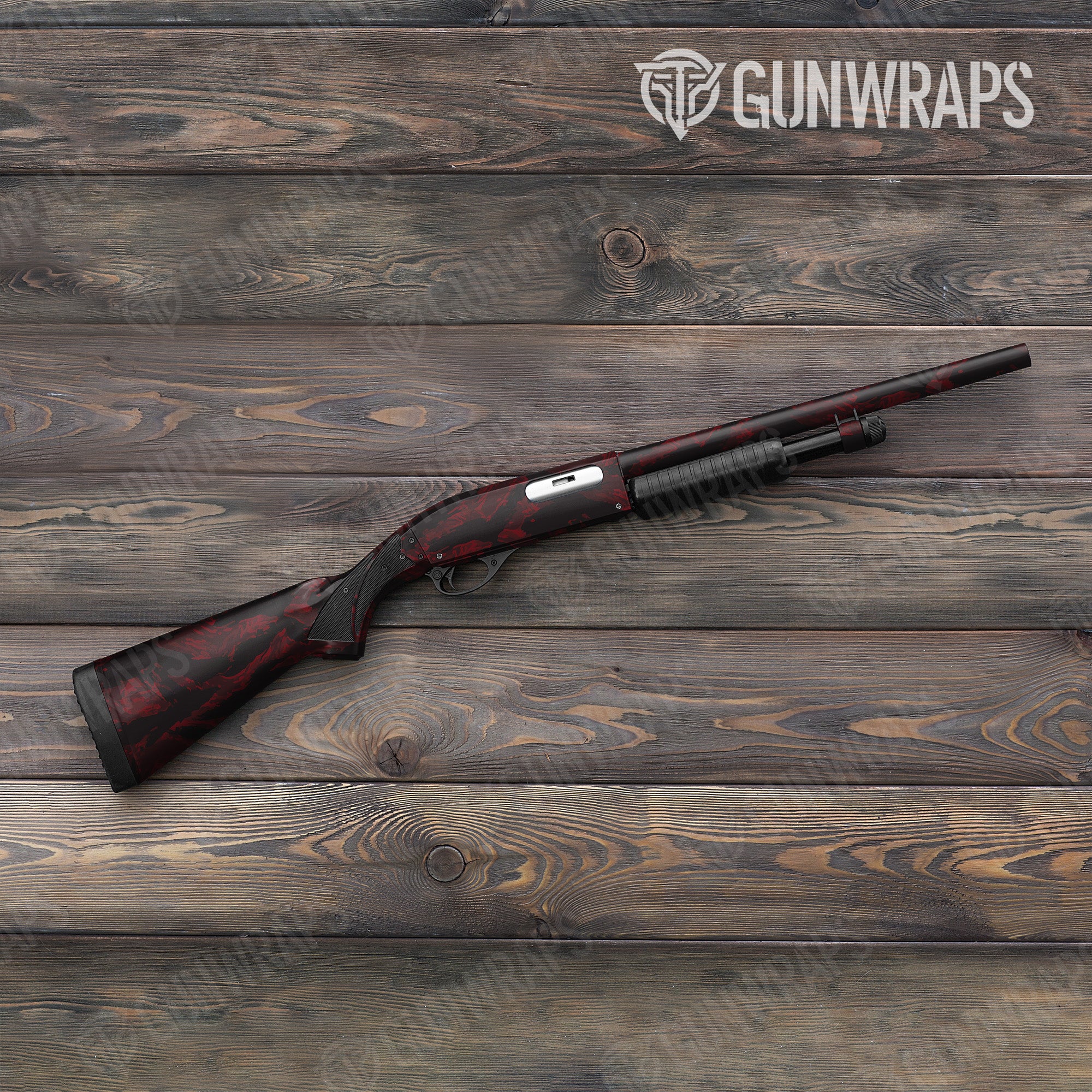 Vietnam Tiger Stripe Vampire Red Gun Skin Vinyl Wrap