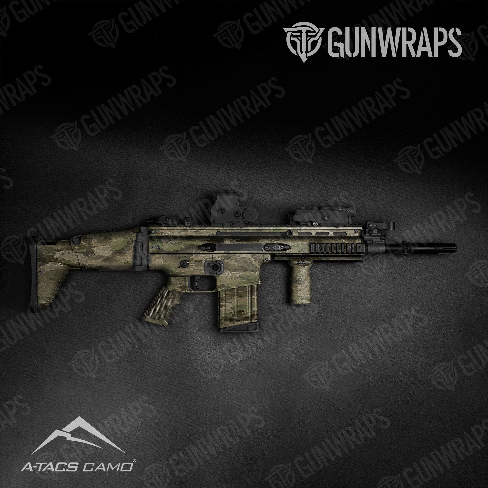 A-TACS iX Gun Skin Vinyl Wrap