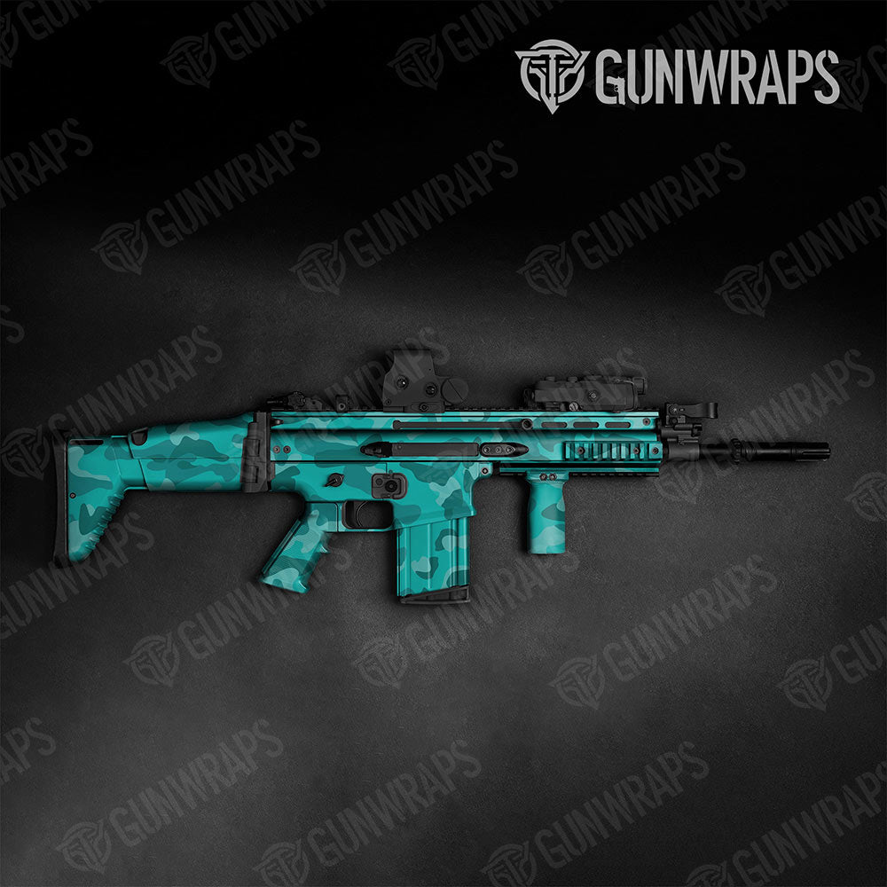 Classic Elite Tiffany Blue Gun Skin Vinyl Wrap