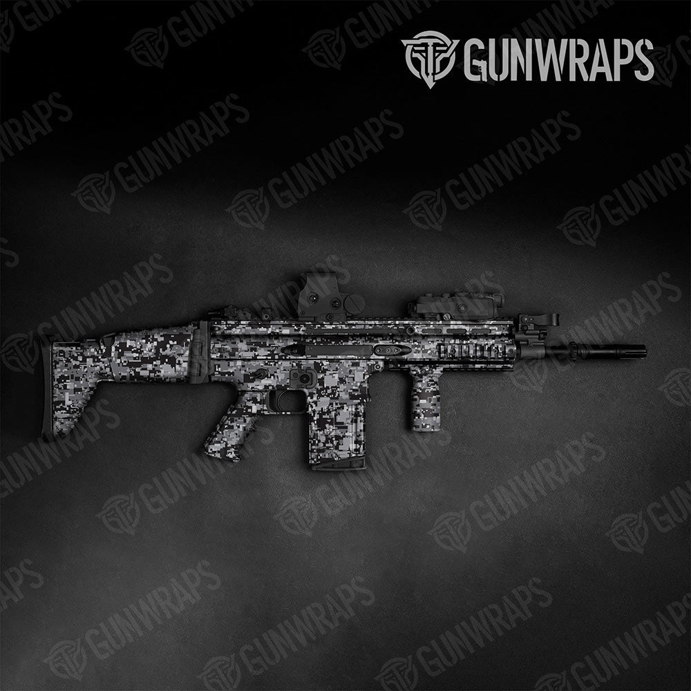 Digital Urban Night Gun Skin Vinyl Wrap