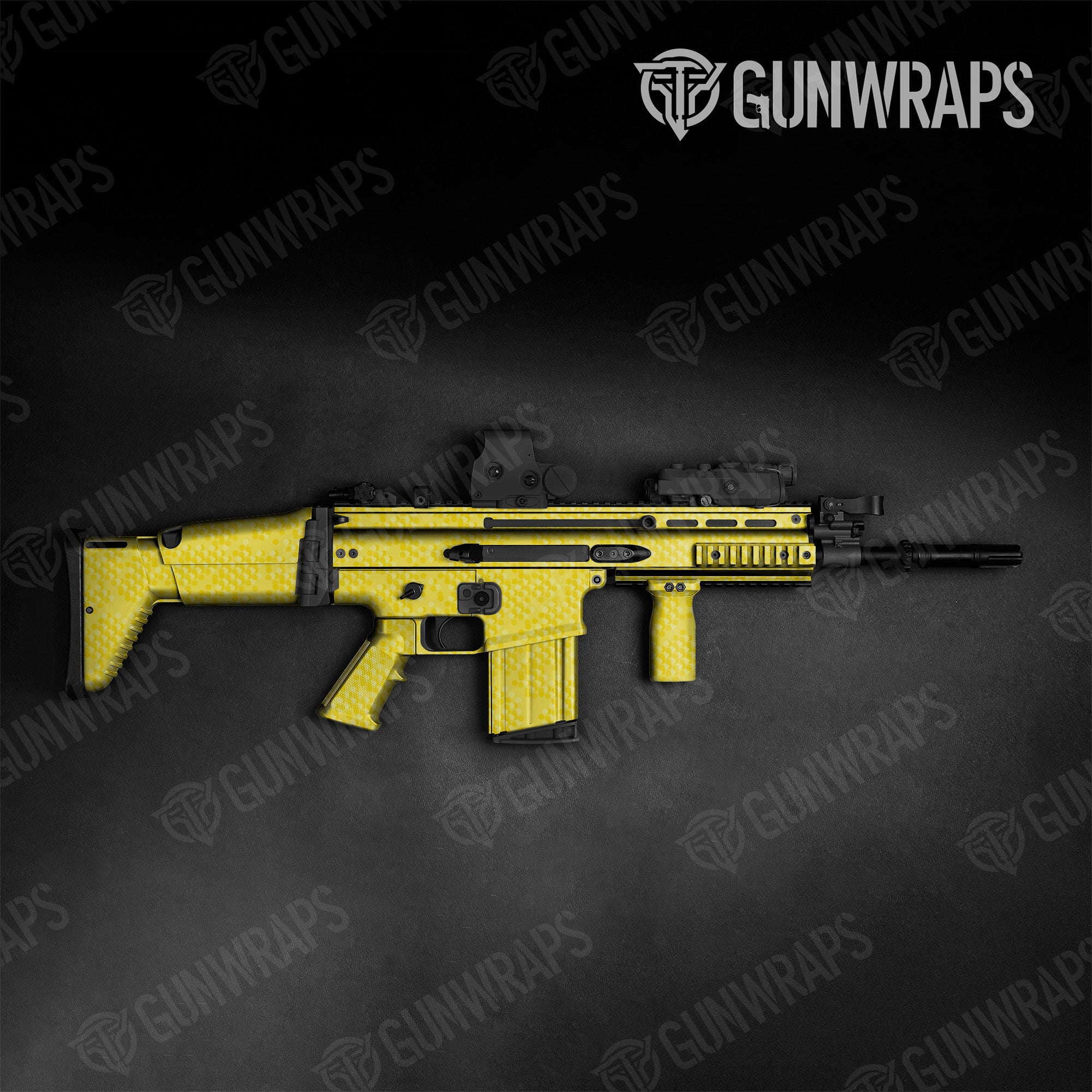 Eclipse Elite Yellow Gun Skin Vinyl Wrap