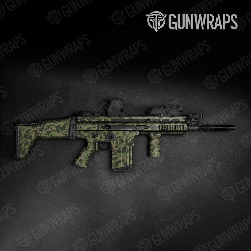 Erratic Army Green Gun Skin Vinyl Wrap