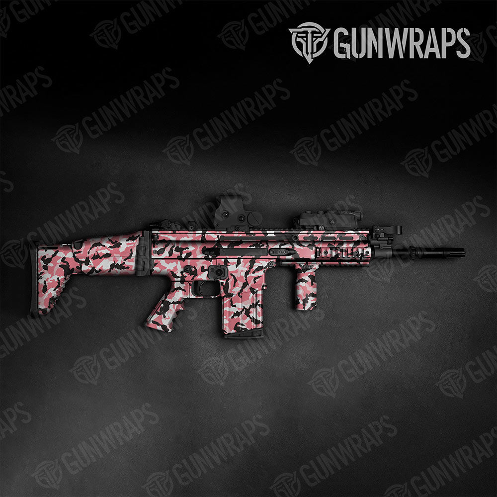 Erratic Pink Gun Skin Vinyl Wrap
