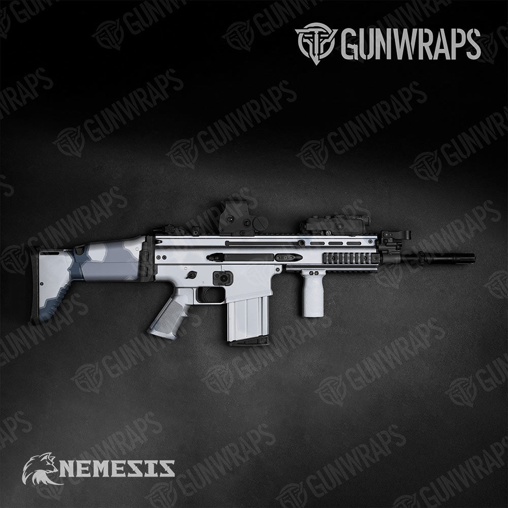 Nemesis Snow Tundra Gun Skin Vinyl Wrap