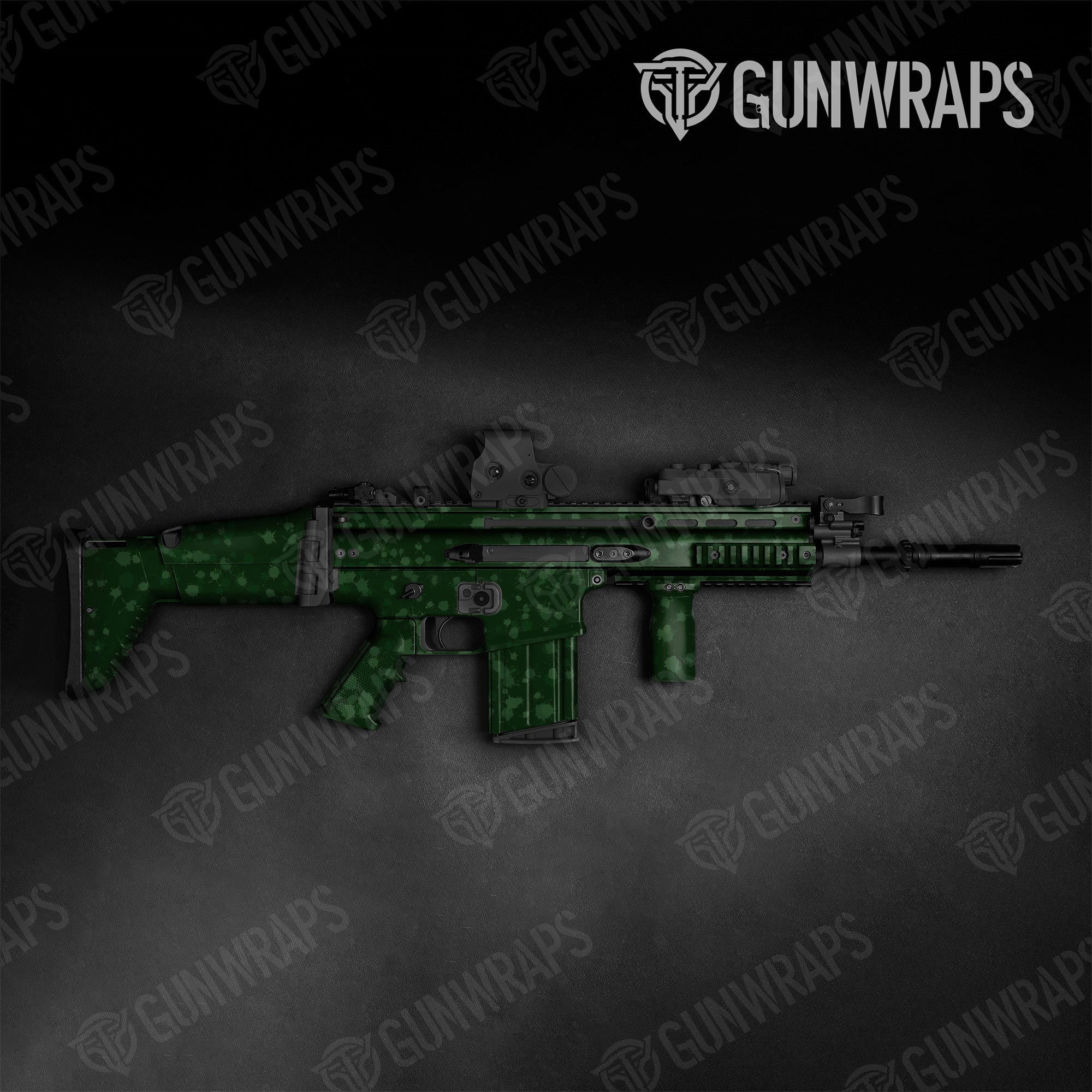 Paintball Elite Green Gun Skin Vinyl Wrap