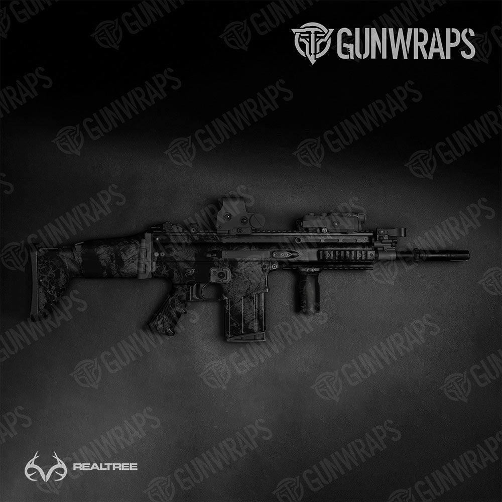 Realtree WAV3 Black Gun Skin Vinyl Wrap