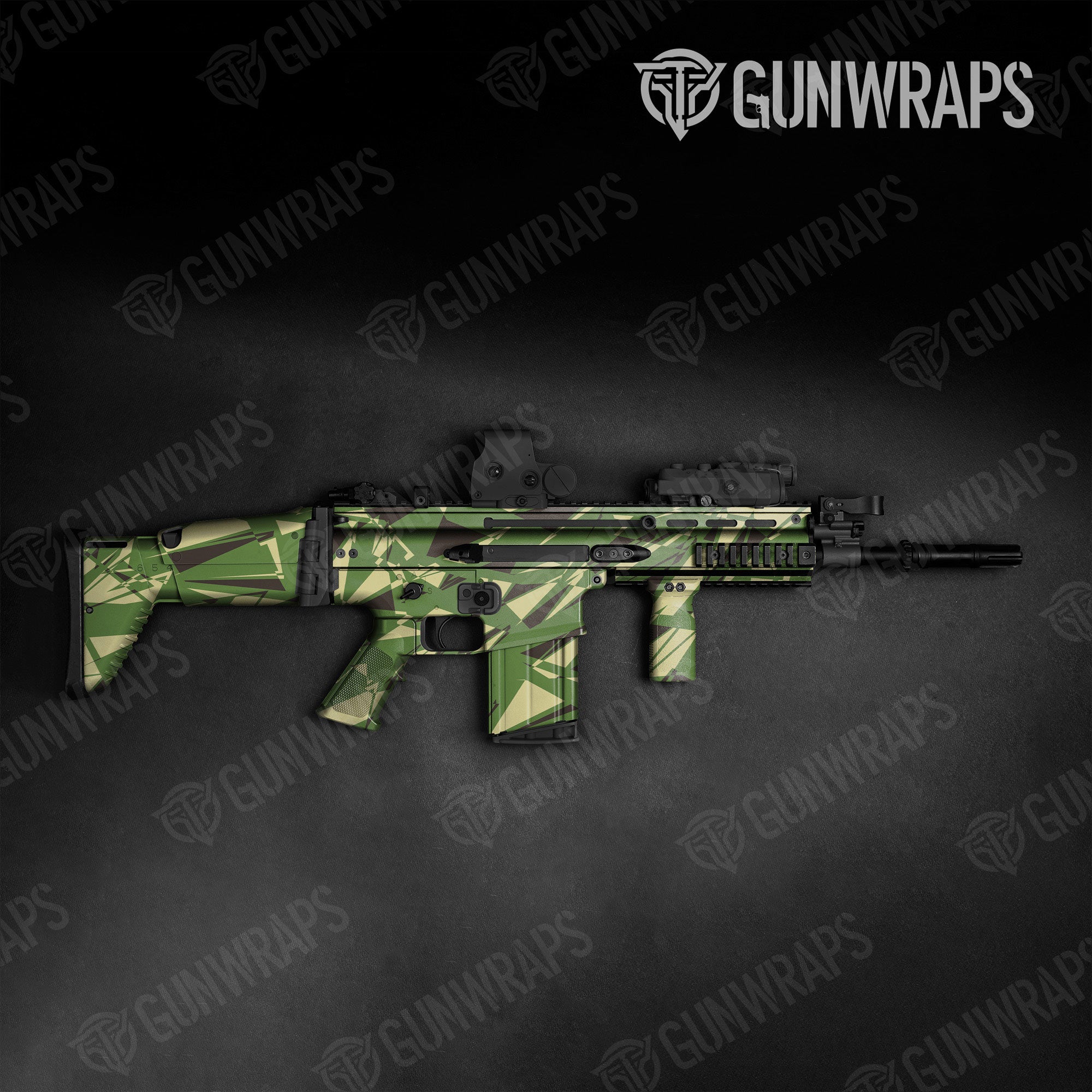 Sharp Jungle Gun Skin Vinyl Wrap