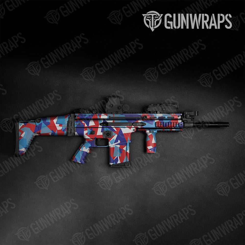 Shattered M Series Gun Skin Vinyl Wrap
