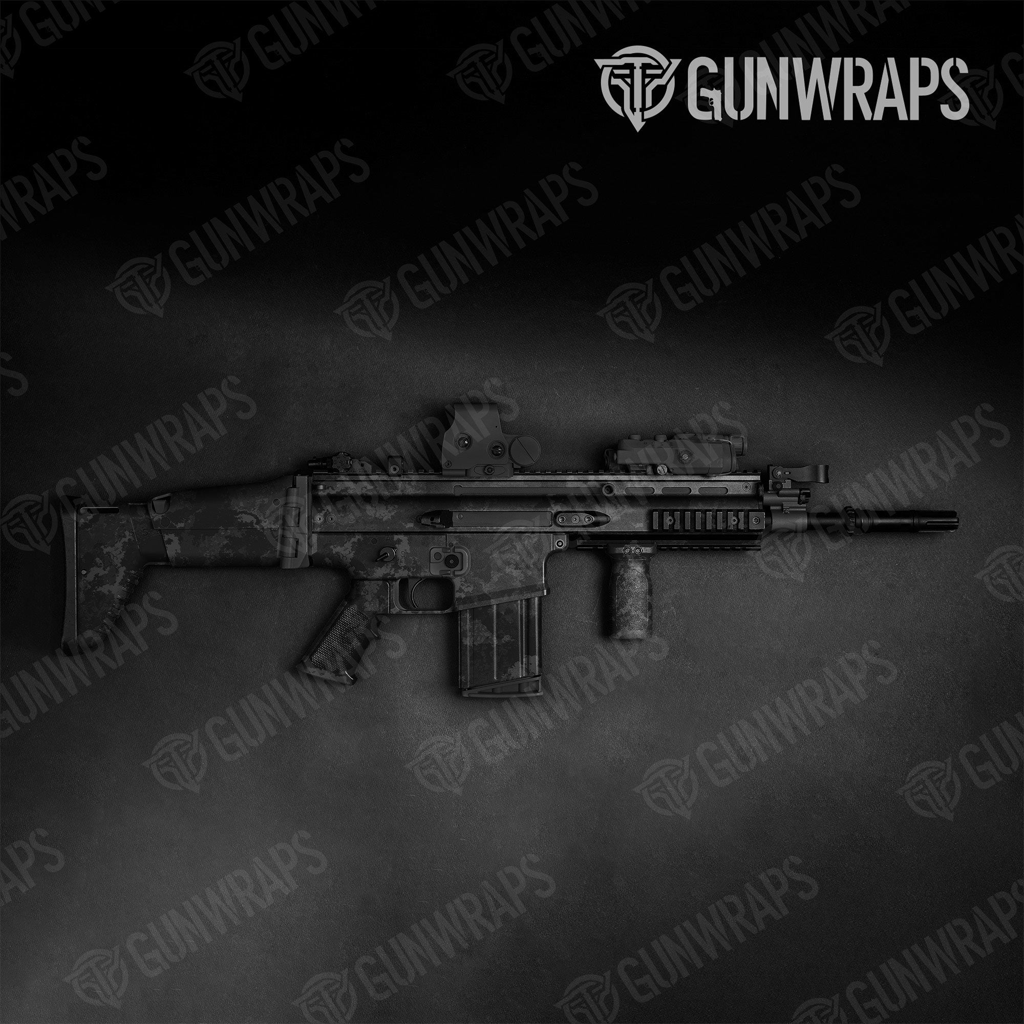 Veil Tac Black Gun Skin Vinyl Wrap