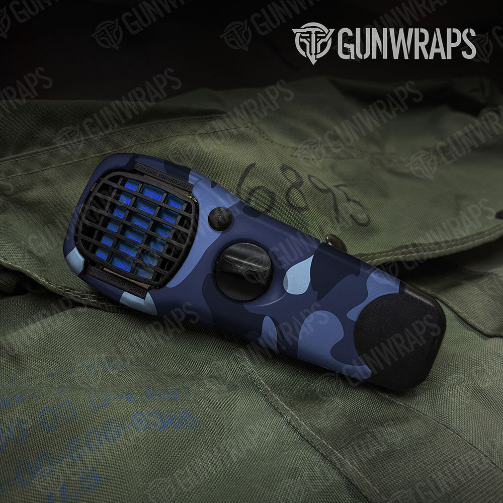 Classic Blue Urban Night Gun Skin Vinyl Wrap