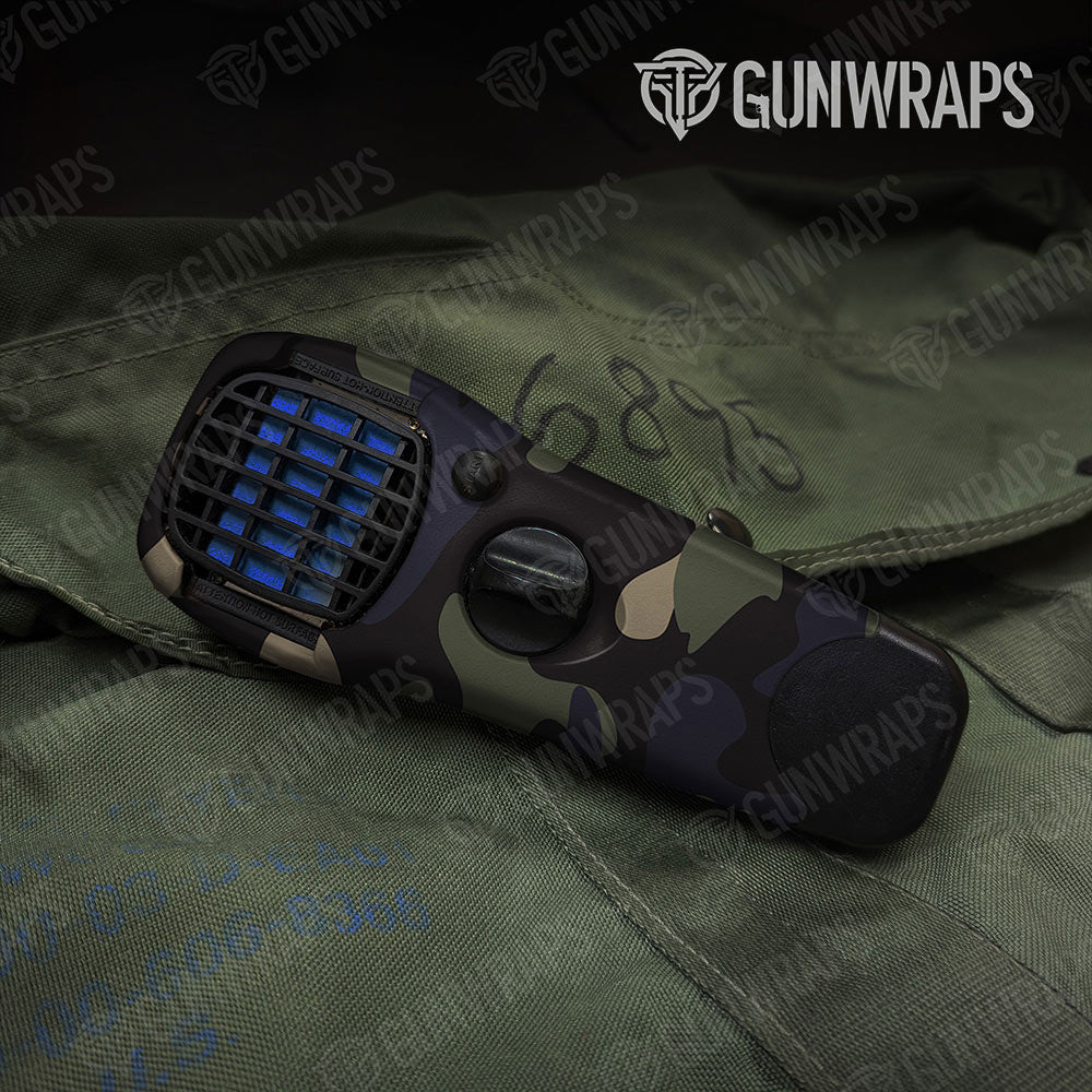 Classic Militant Blue Gun Skin Vinyl Wrap