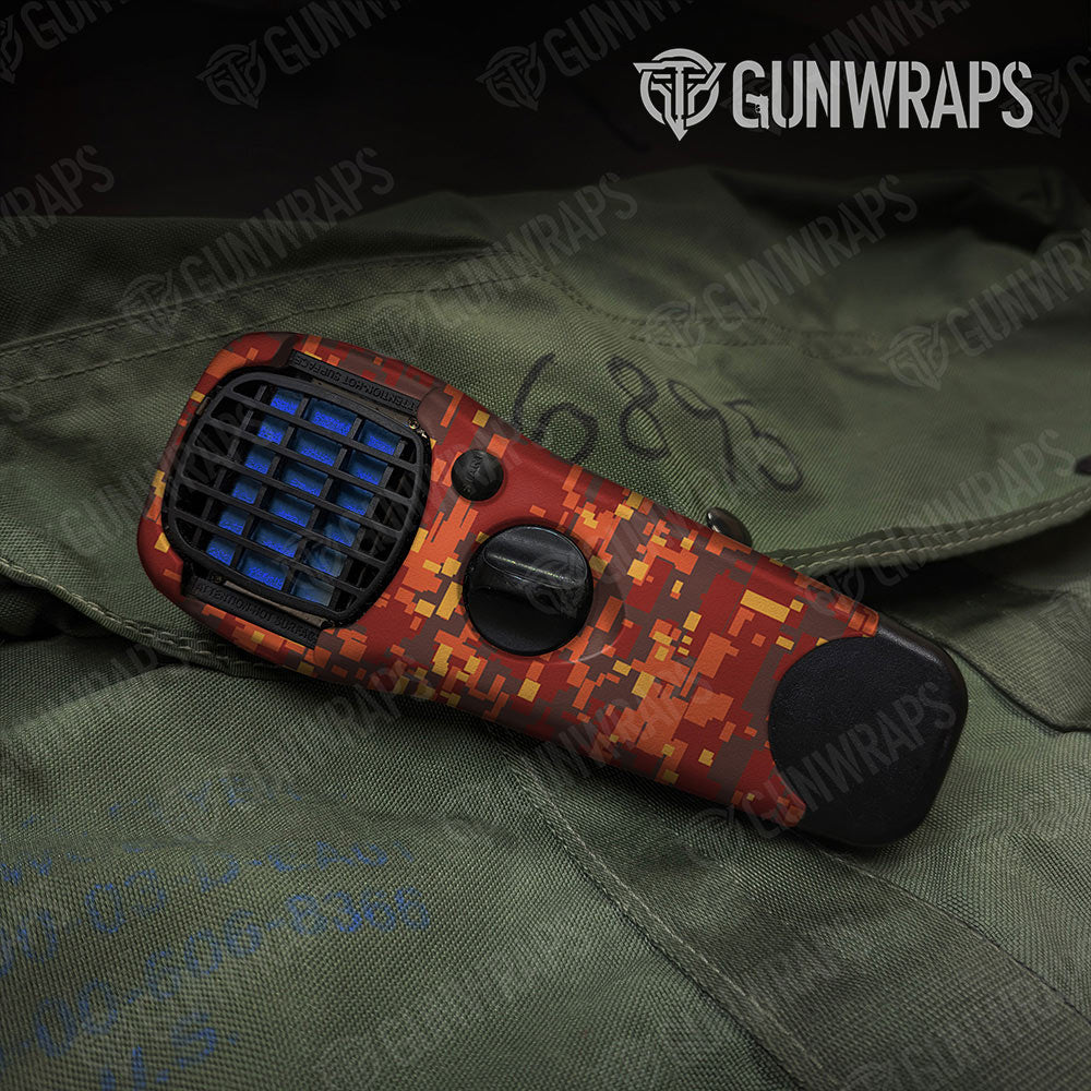 Digital Autumn Gun Skin Vinyl Wrap