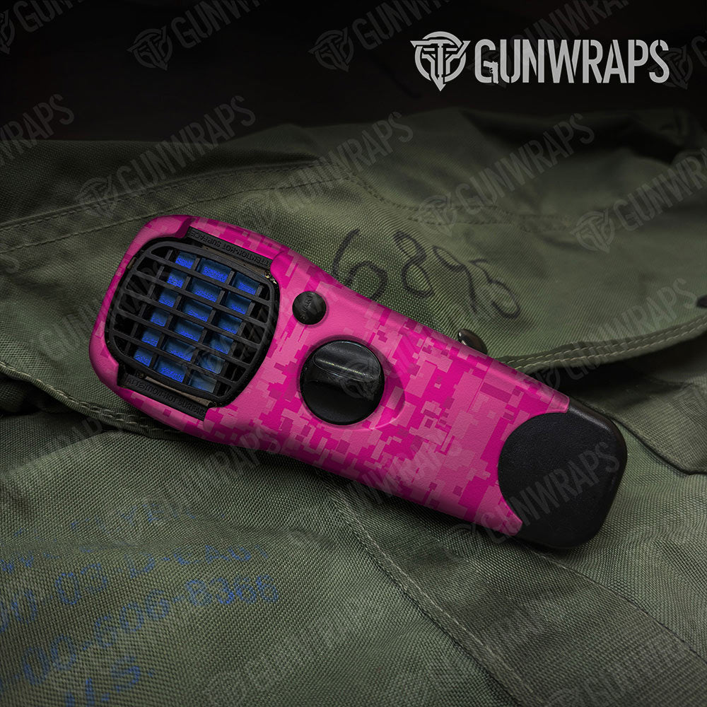 Digital Elite Magenta Gun Skin Vinyl Wrap