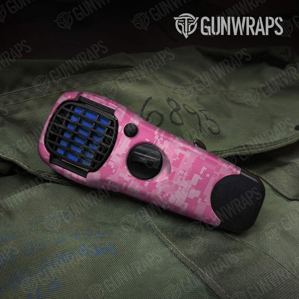 Digital Elite Pink Gun Skin Vinyl Wrap