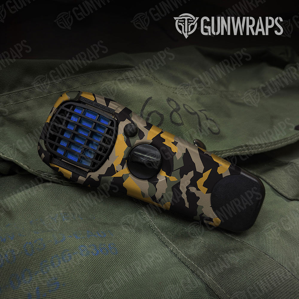 Erratic Militant Yellow Gun Skin Vinyl Wrap