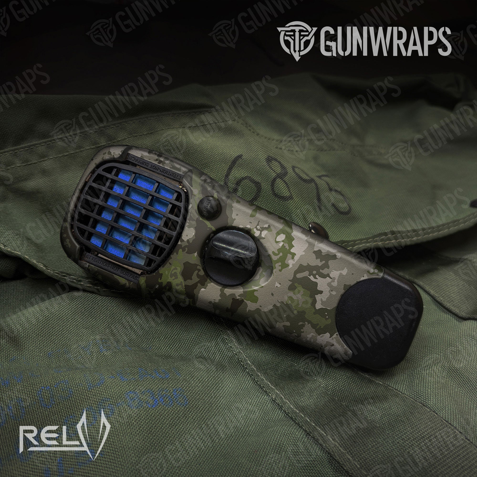 RELV Tunnel Rat Gun Skin Vinyl Wrap