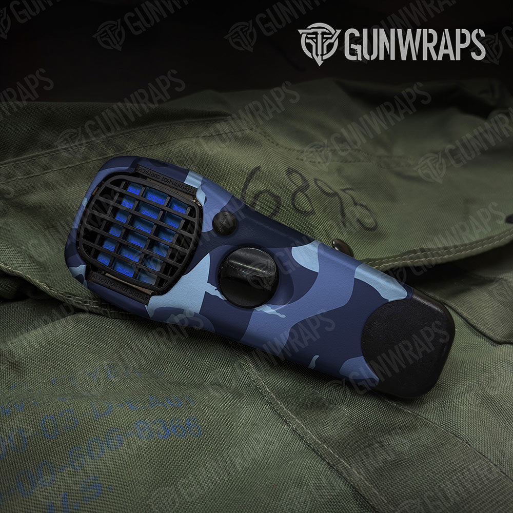 Ragged Blue Urban Night Gun Skin Vinyl Wrap