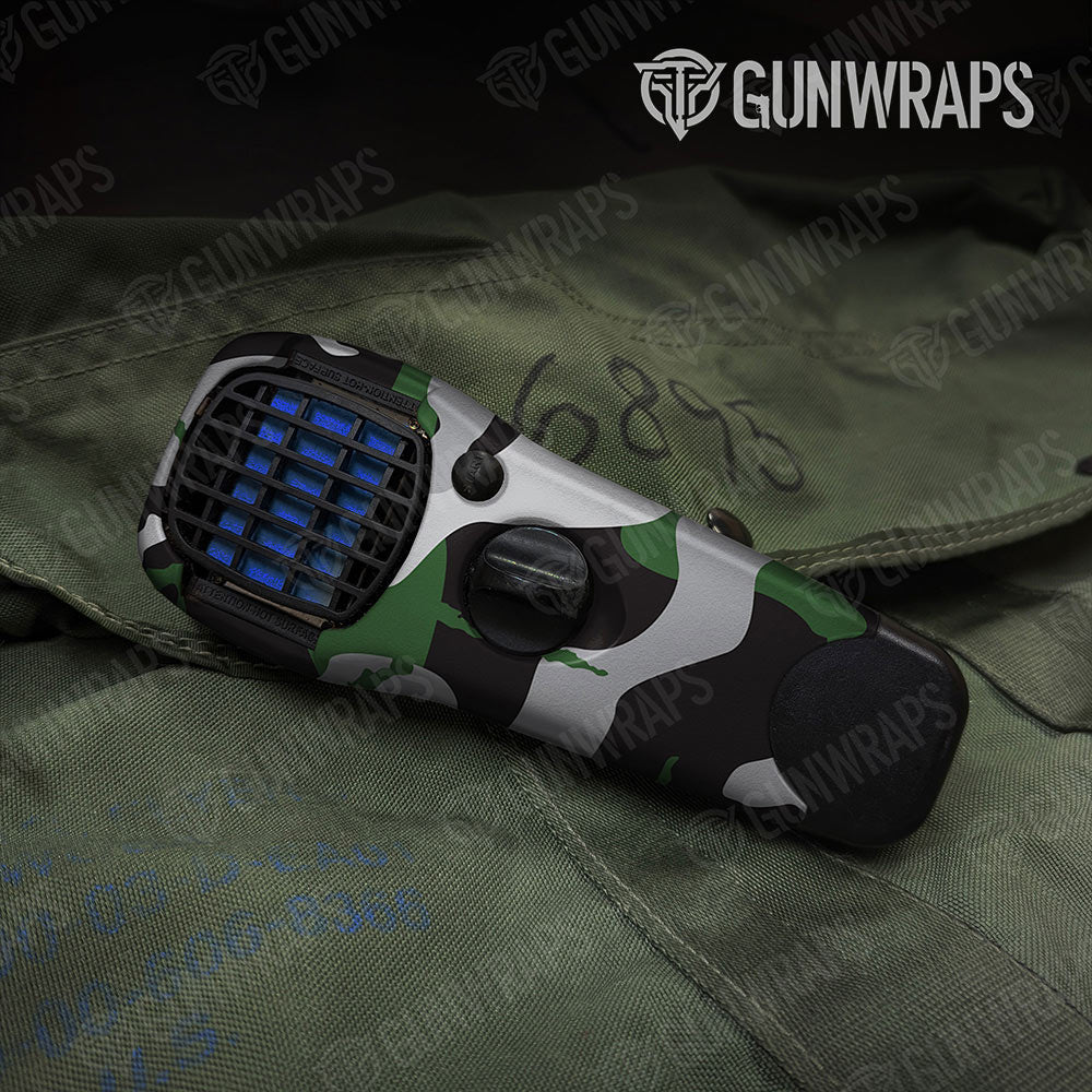 Ragged Green Tiger Gun Skin Vinyl Wrap
