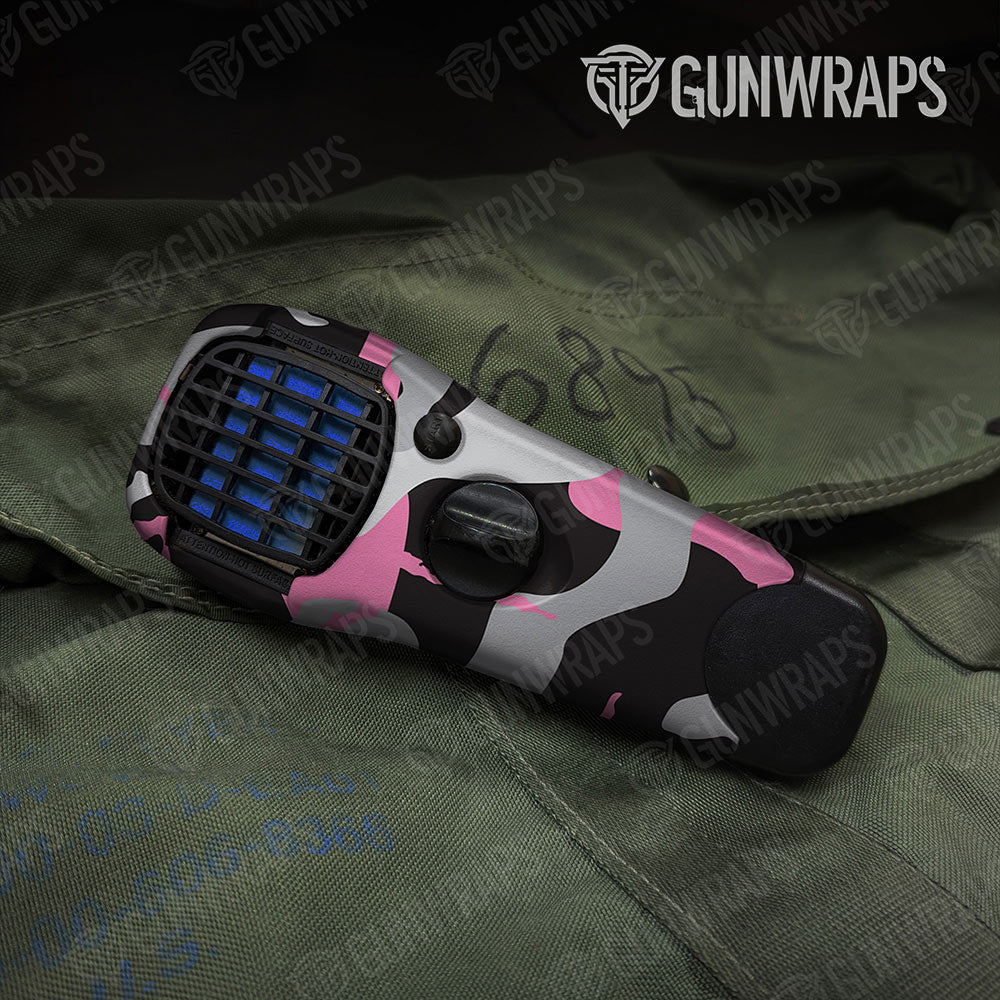 Ragged Pink Tiger Gun Skin Vinyl Wrap
