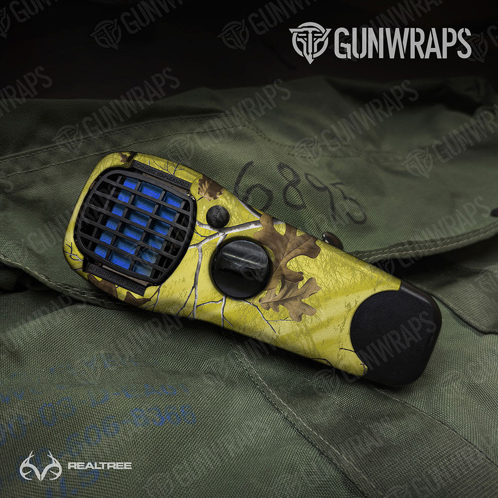 Realtree XTRA Colors Yellow Gun Skin Vinyl Wrap