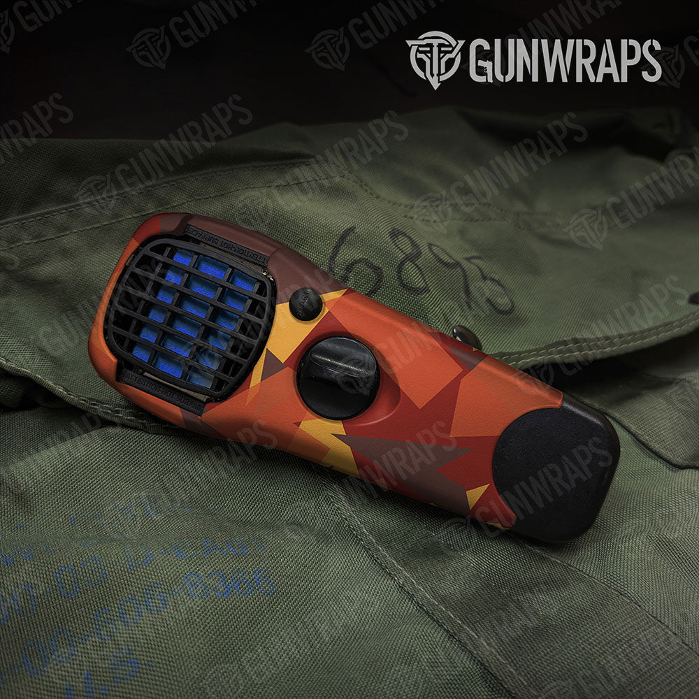 Shattered Autumn Gun Skin Vinyl Wrap