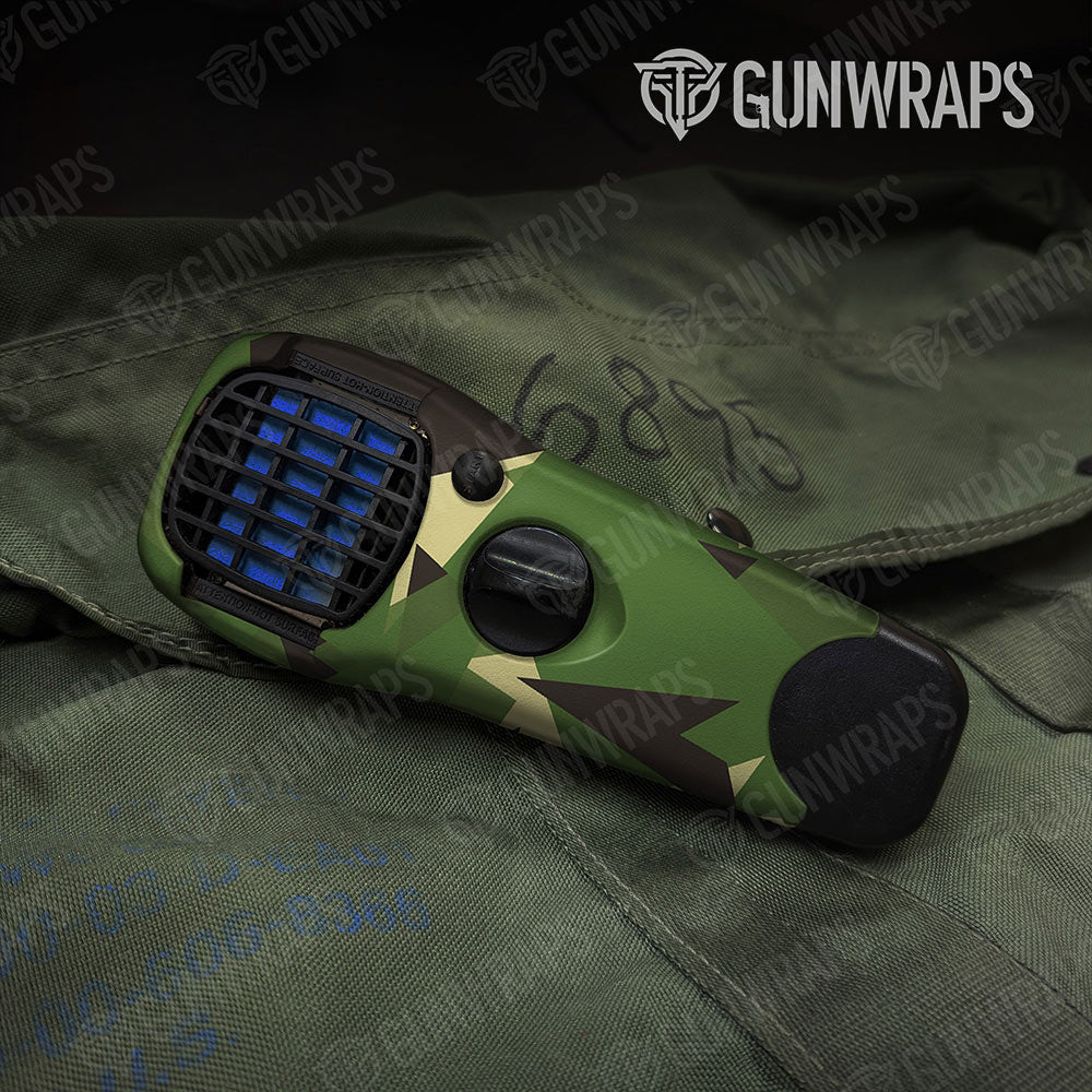 Shattered Jungle Gun Skin Vinyl Wrap