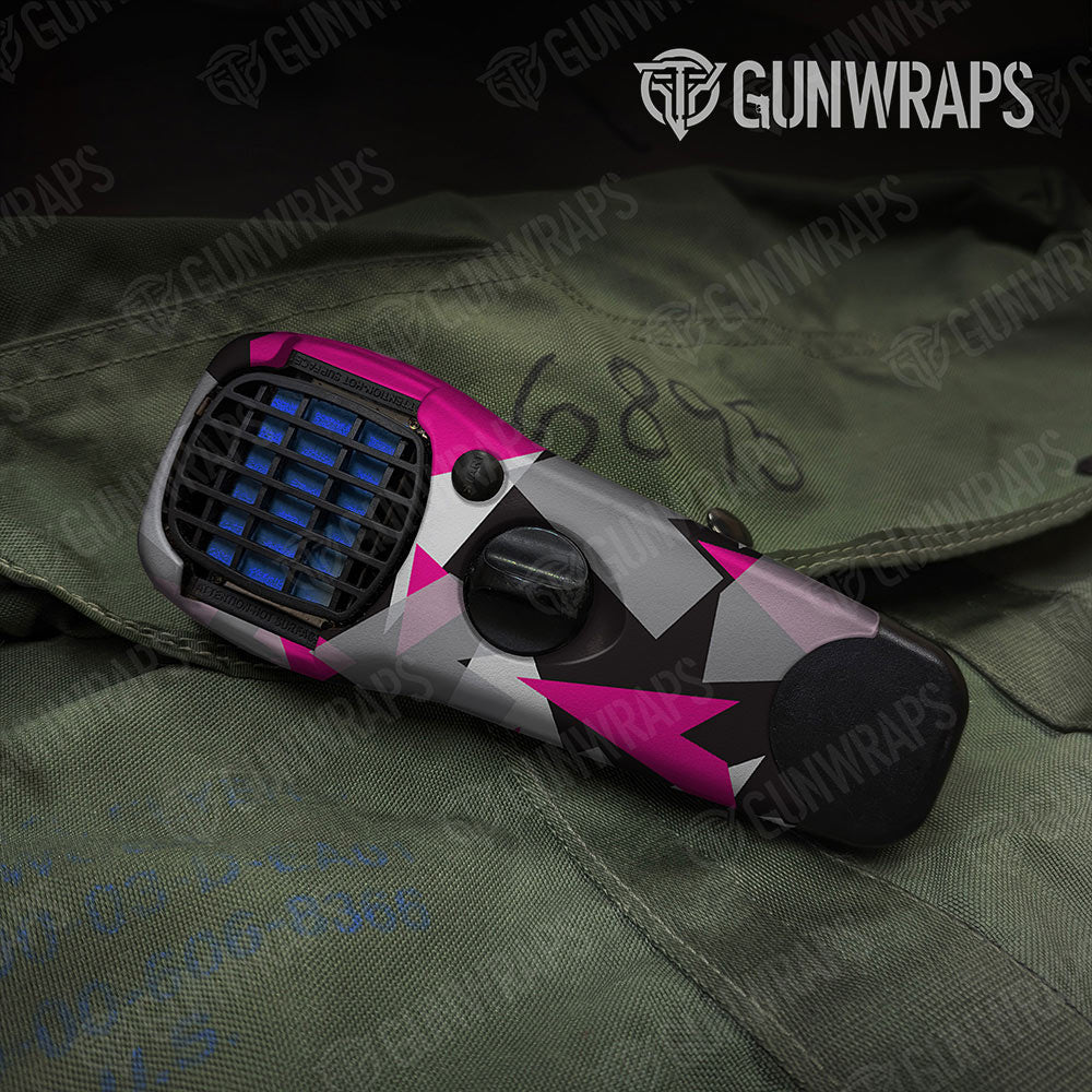 Shattered Magenta Tiger Gun Skin Vinyl Wrap